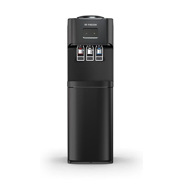 Fresh Water Dispenser, Hot, Cold and Warm, 3 Taps, Black - FW-16VCB2