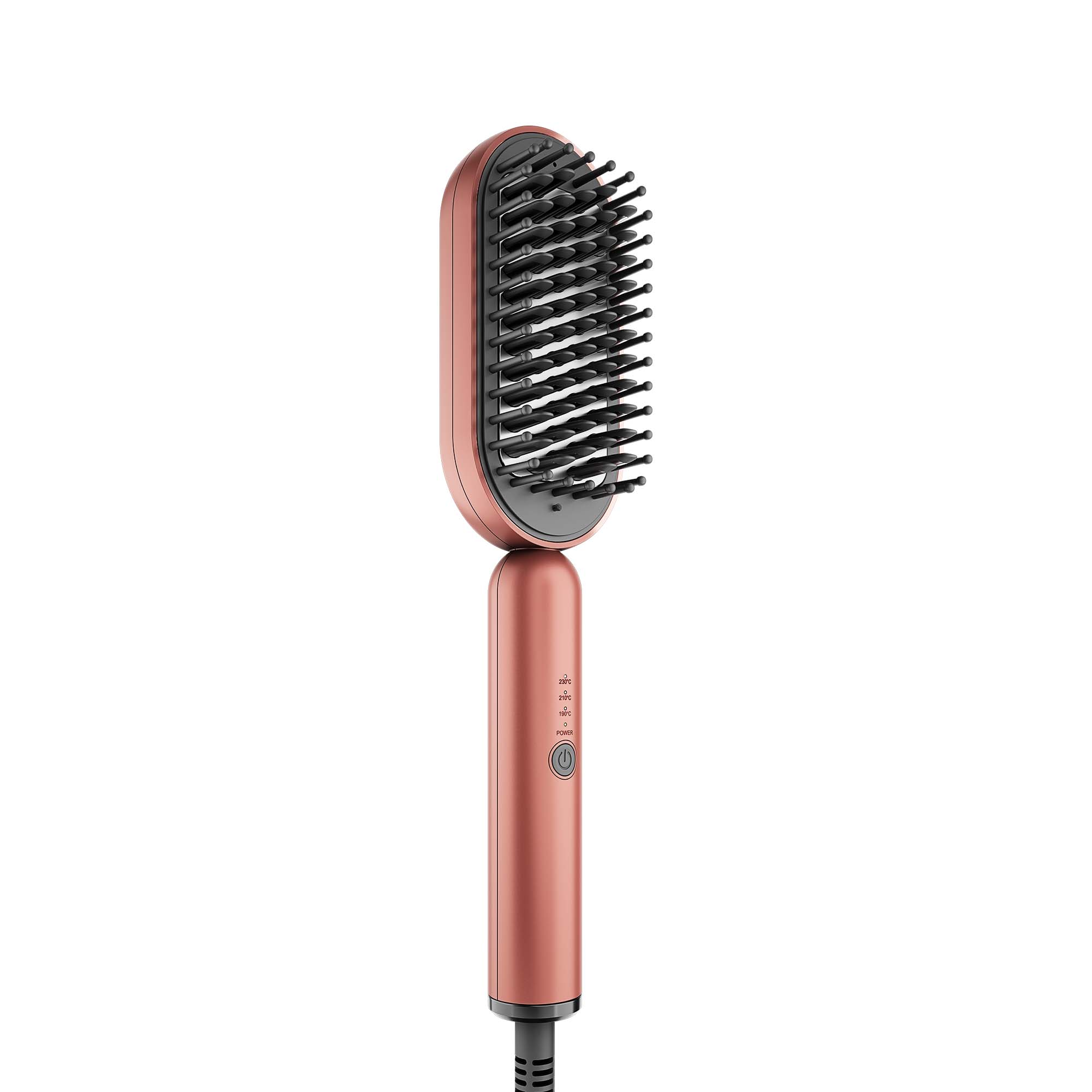 Rush Brush Hair Straightening Brush, Rose Gold - S3 Lite