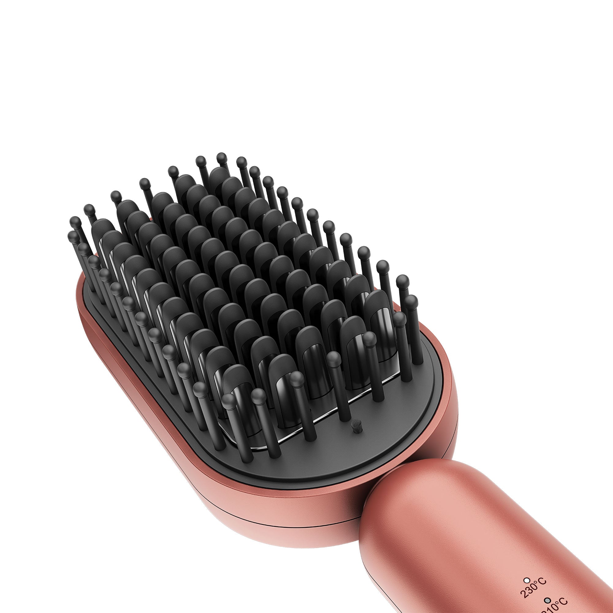 Rush Brush Hair Straightening Brush, Rose Gold - S3 Lite