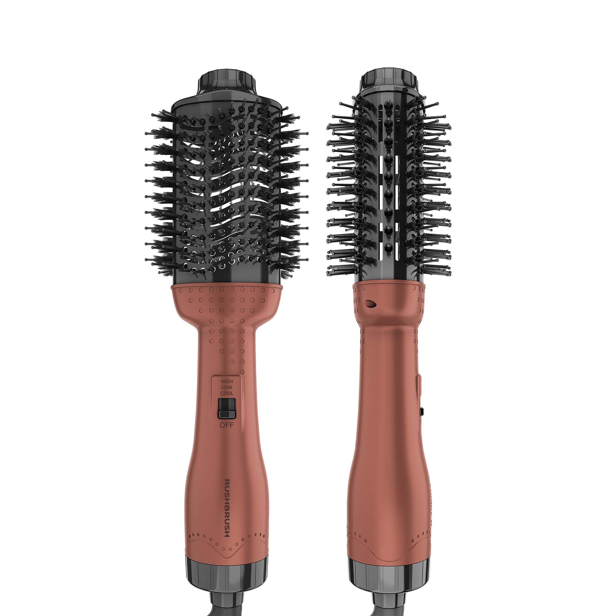 Rush Brush V2 Pro Hair Volumizer, Rose Gold - 1300W