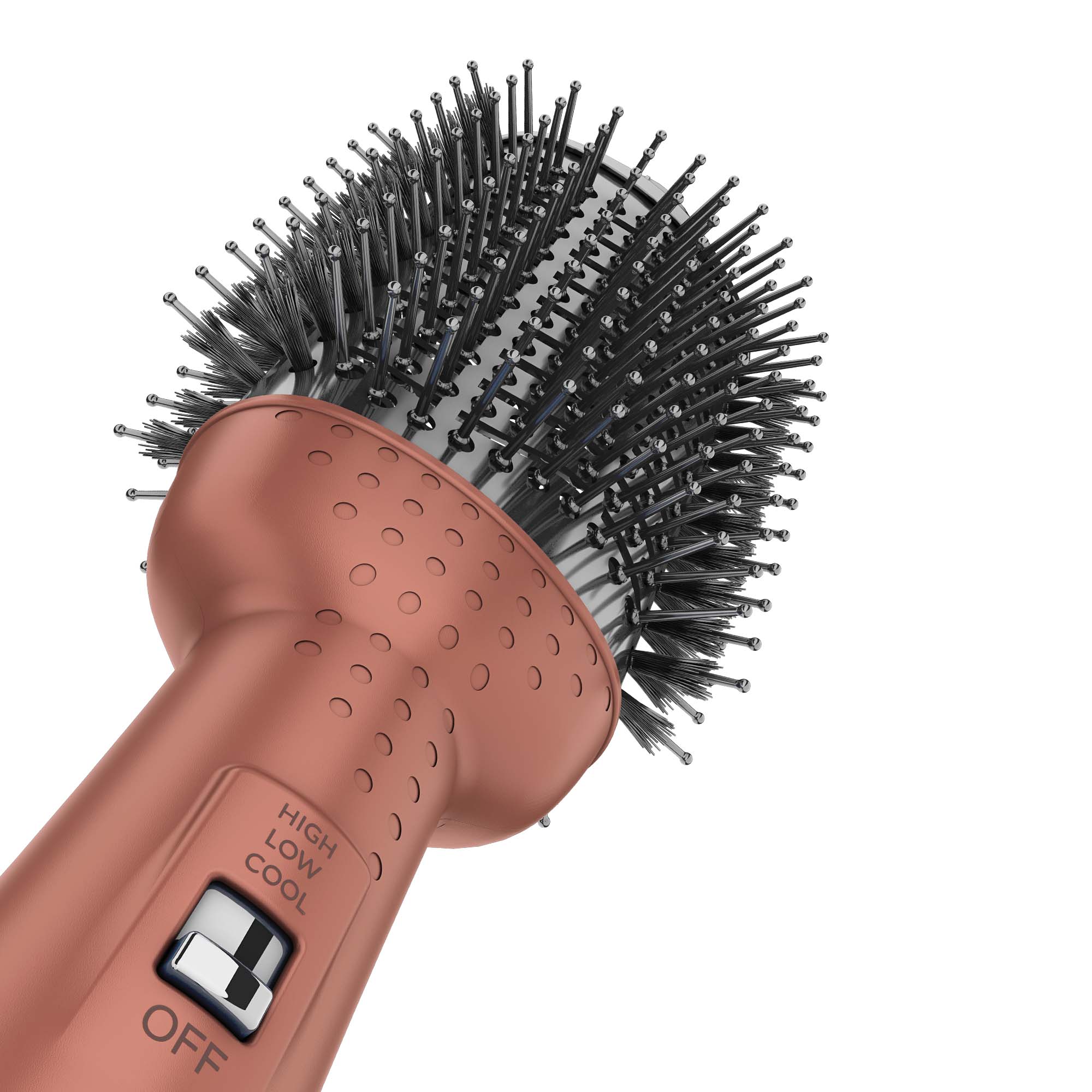 Rush Brush V2 Pro Hair Volumizer, Rose Gold - 1300W