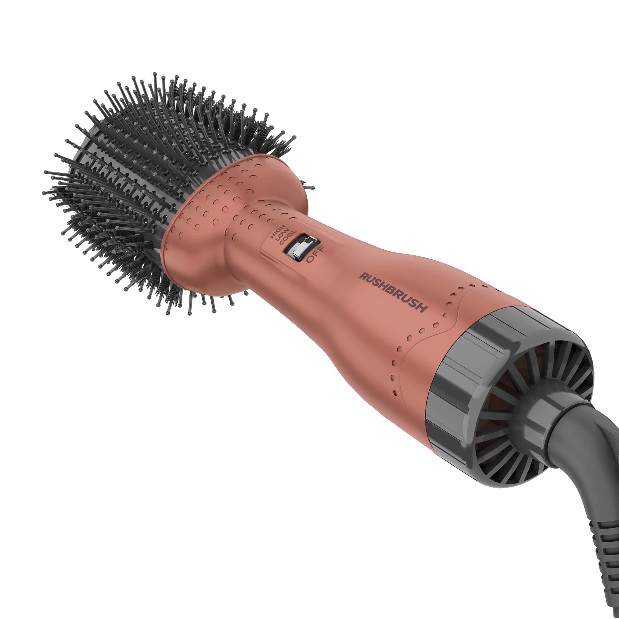 Rush Brush V2 Pro Hair Volumizer, Rose Gold - 1300W