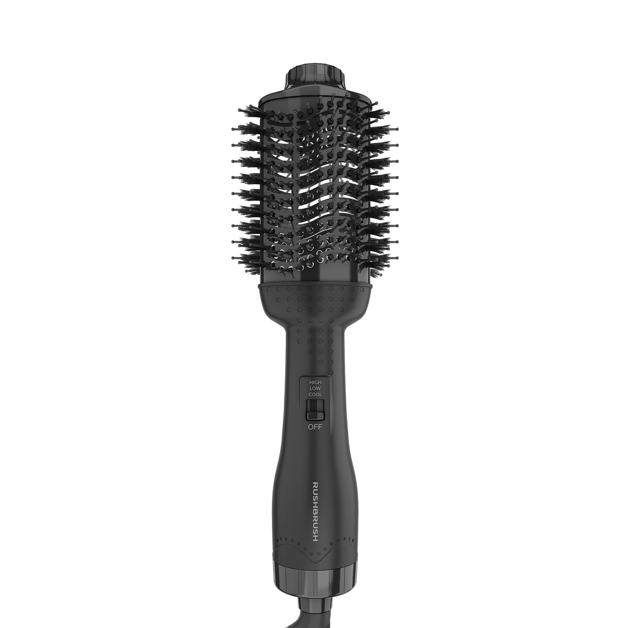 Rush Brush Hair Volumizer Brush, Black, V2 Pro - 1300W