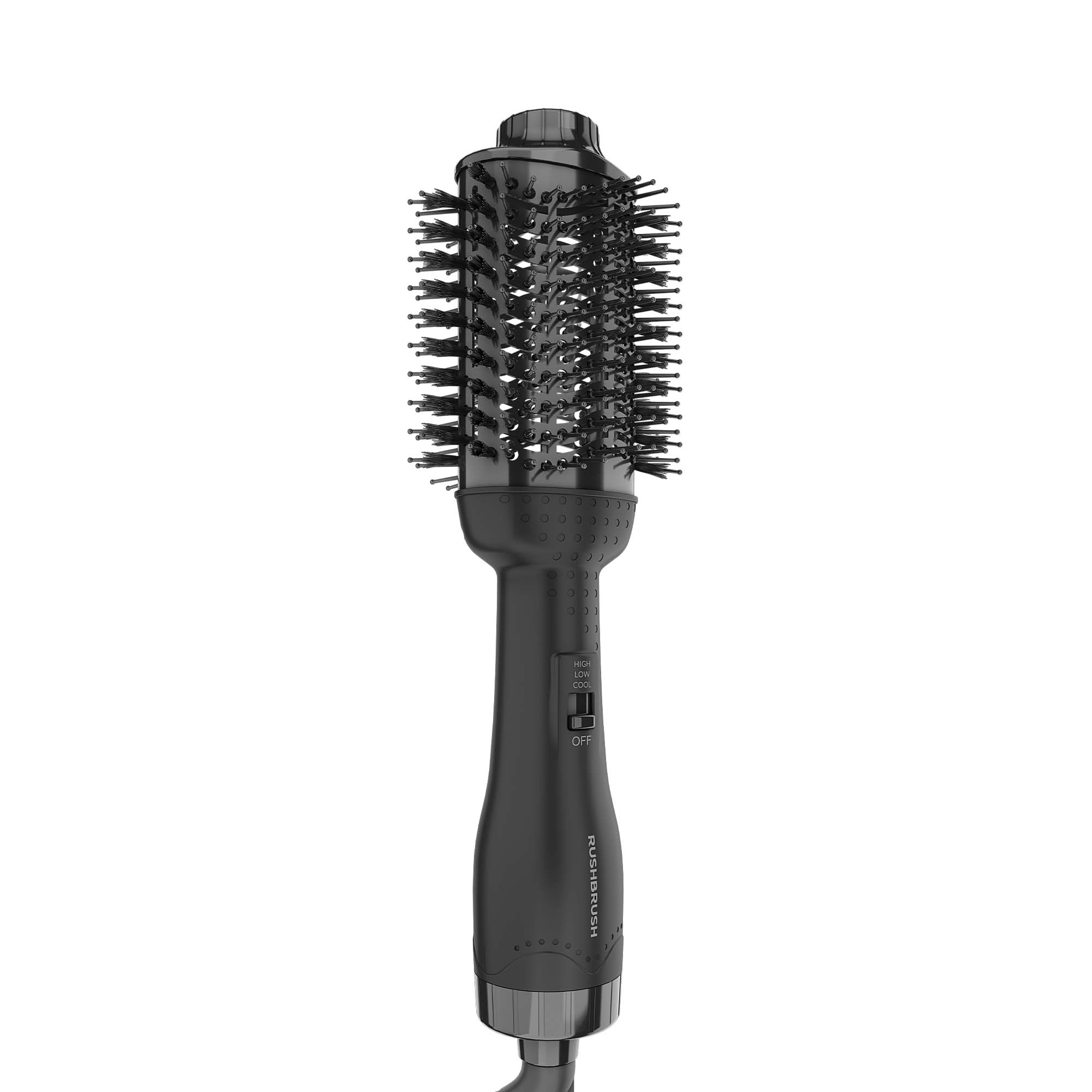 Rush Brush Hair Volumizer Brush, Black, V2 Pro - 1300W