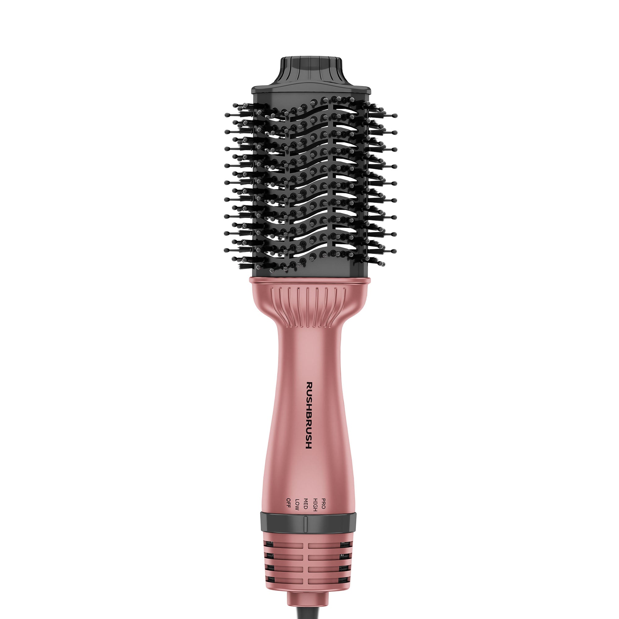 Rush Brush Hair Volumizer Brush, 1400 Watt , Rose Gold - V3 Pro