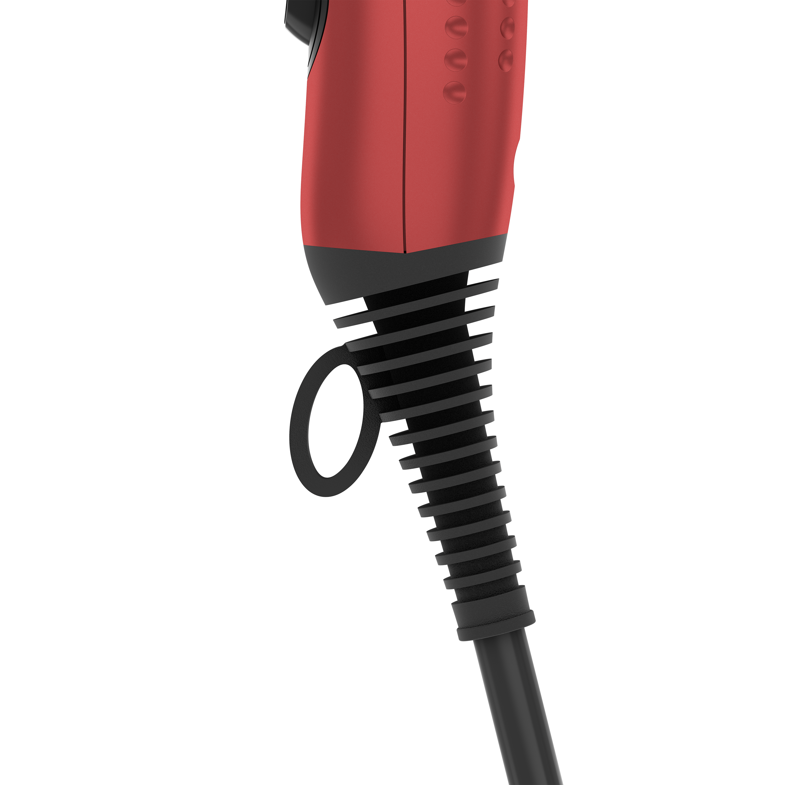 Rush Brush D3 K Hair Dryer with Attachments, 3000 Watt - Red