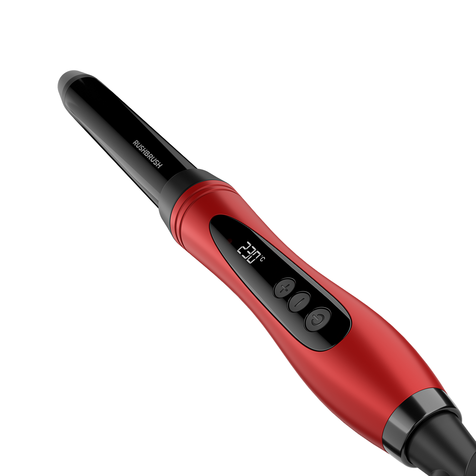 Rush Brush Hair Curler, Red - C1