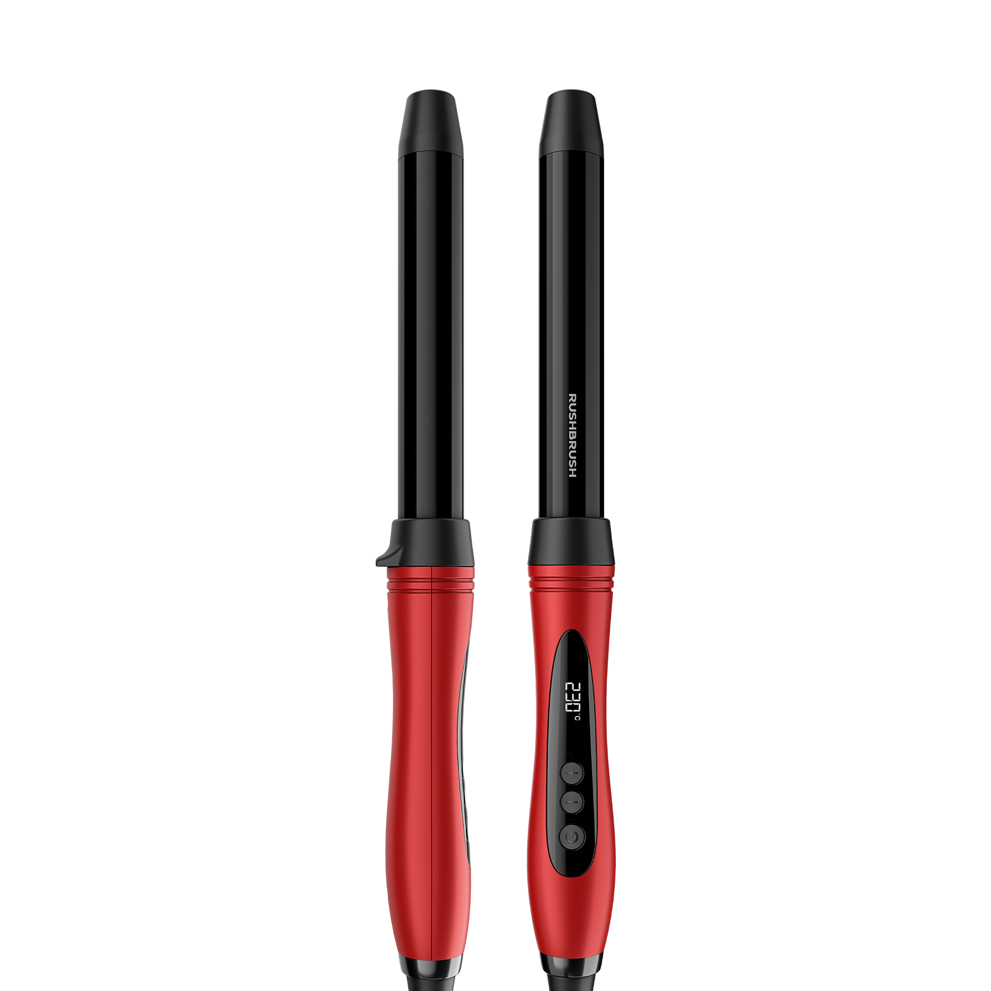 Rush Brush Hair Curler, Red - C1