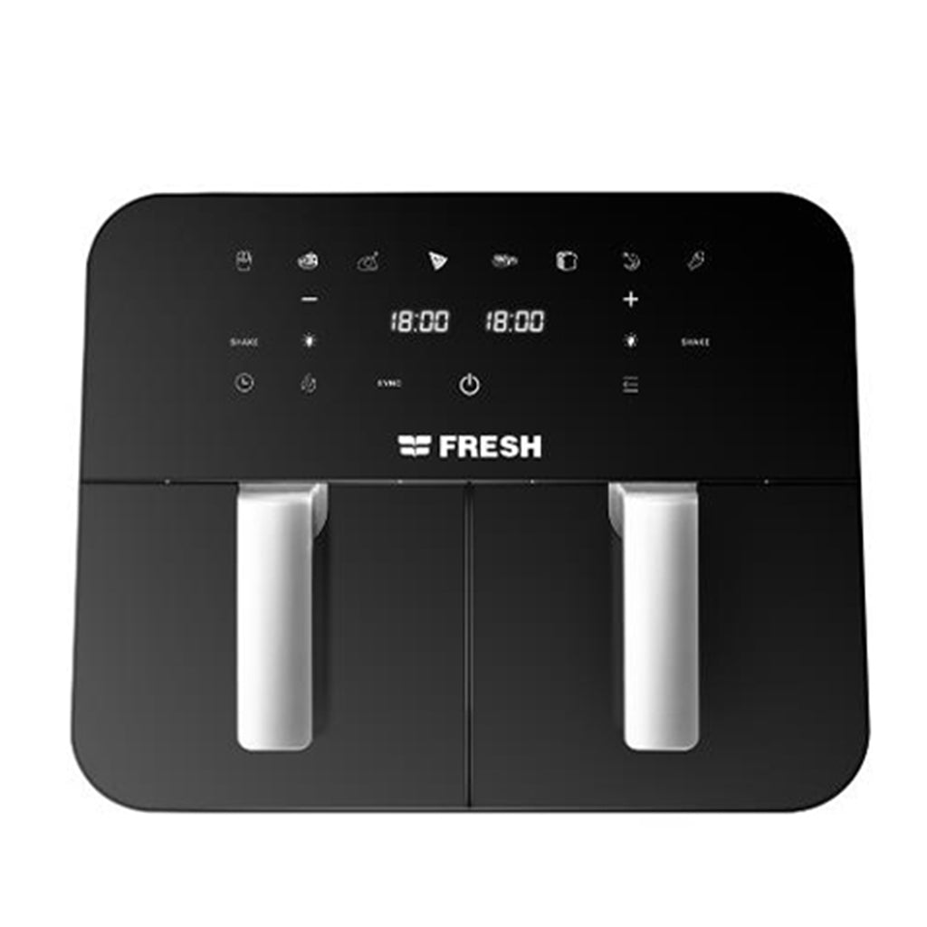 Fresh Digital Air Fryer, 4.5x2 Liter, 2400 Watt, Black - FAF-D2400B