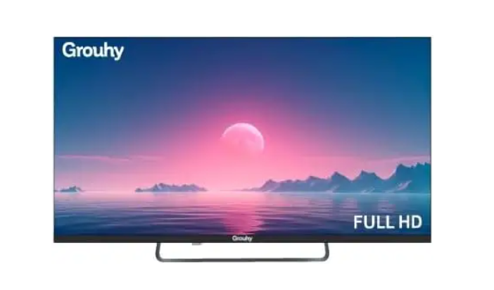 Grouhy 55 Inch 4K Ultra HD LED Android Frameless TV With Built In Receiver - GLD55SAWOR.F