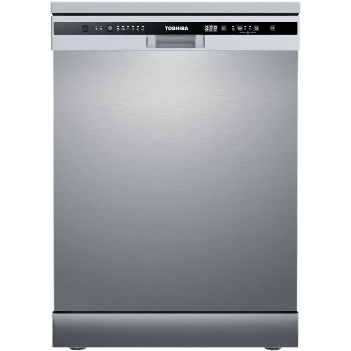 Toshiba Dishwasher, 598 mm, 13 Persons, Silver - DW-13F8AF(SS)