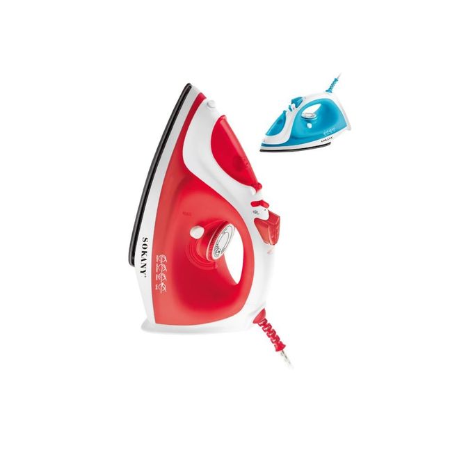 Sokany Steam Iron, 260Ml, 2200Watt, Blue - YPF-2016