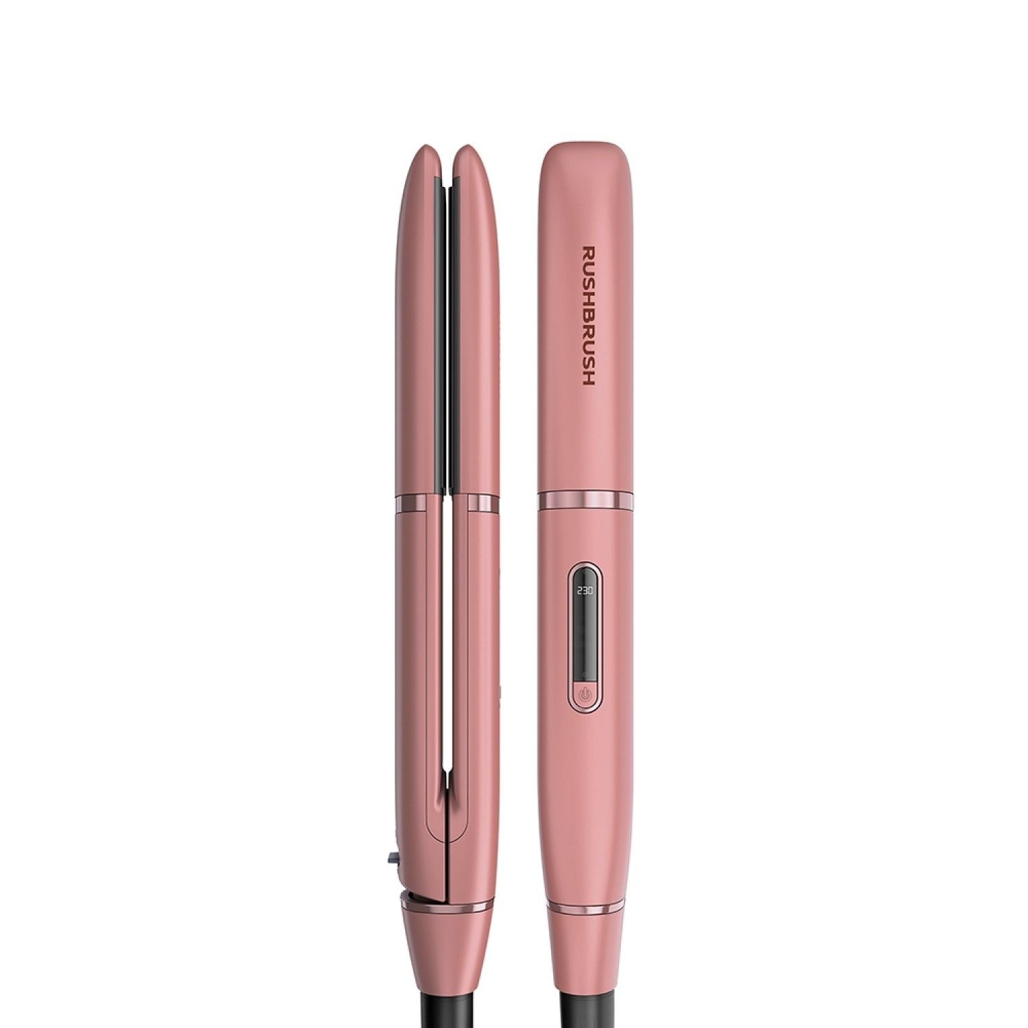 Rush Brush Hair Straightener, Rose Gold - X1 Lite