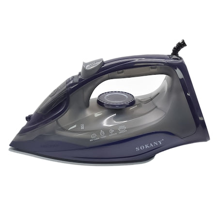 Sokany Steam Iron, 2600 Watt, Purple and Gray- SK-2071