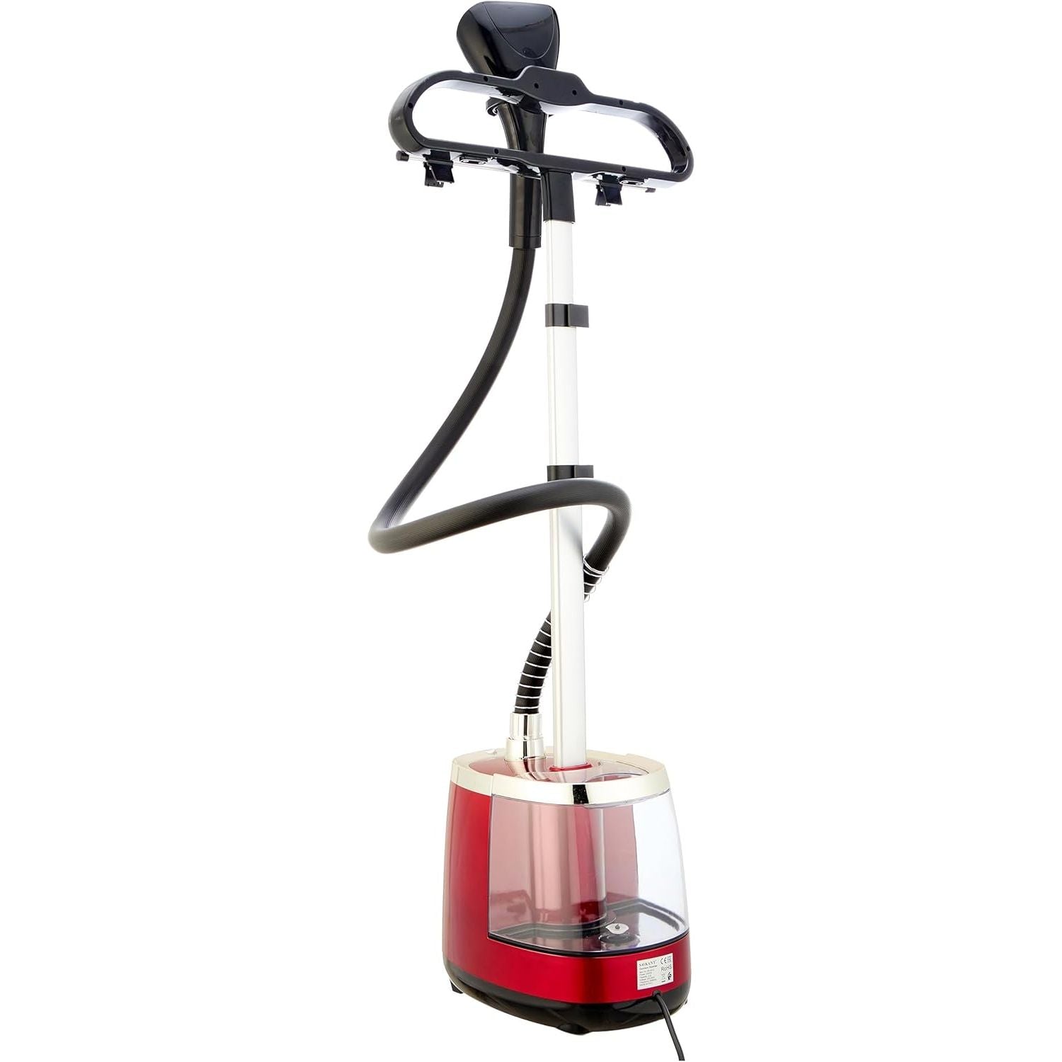 Sokany Garment Steamer, 3.5 Liter, 2000 Watt, Red - SK-4012