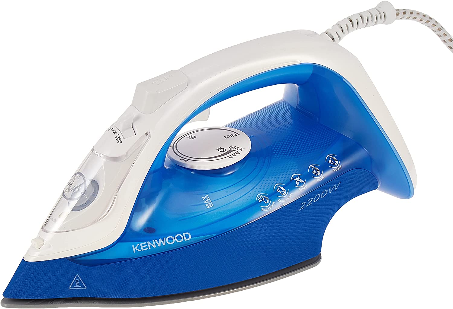 Kenwood Steam Iron, 2200 Watt, White Blue - STP60.000WB