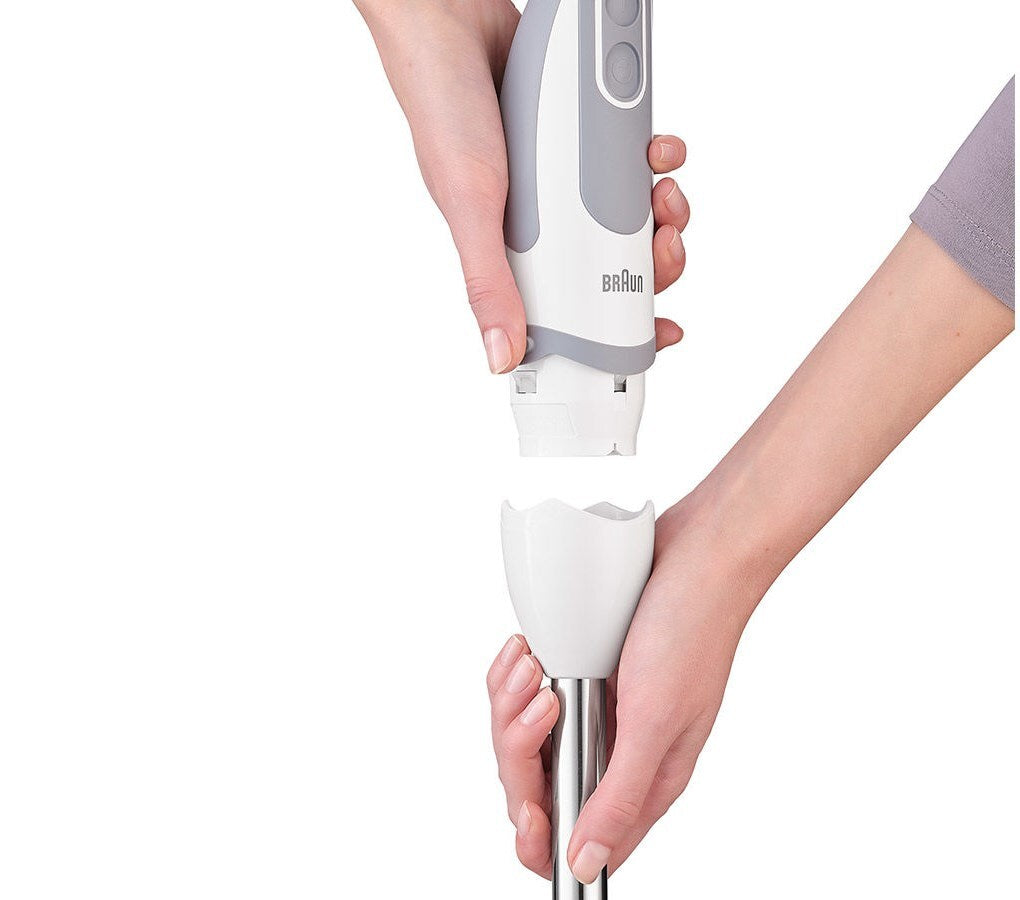 Braun MultiQuick 5 Vario Multifunction Hand Blender, 1.2 Liter, 1000 Watt, White Grey - MQ5245WH