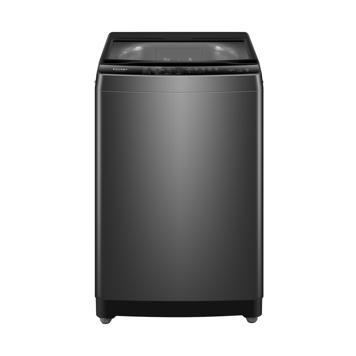 Haier Top Loading Washing Machine, 10kg - Dark Silver - HWM100-316S6