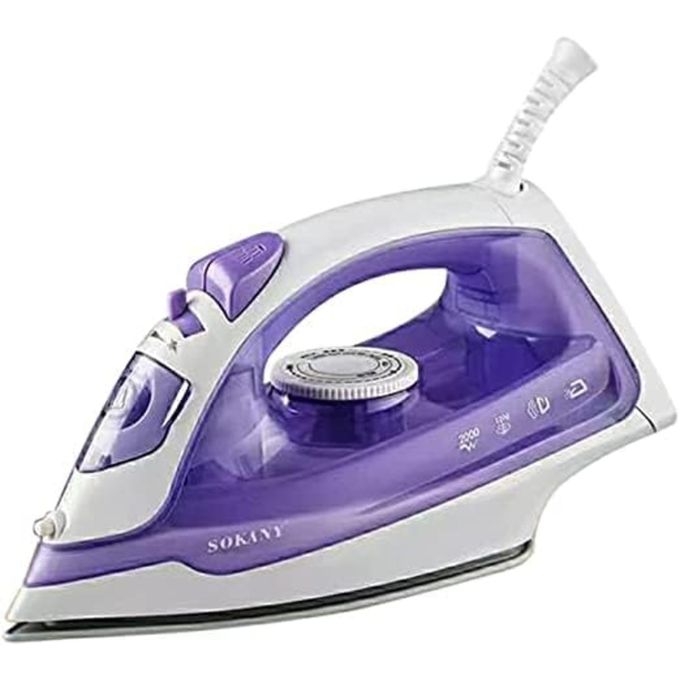 Sokany Steam Iron, 2000 Watt, Purple- SK-YD-2111