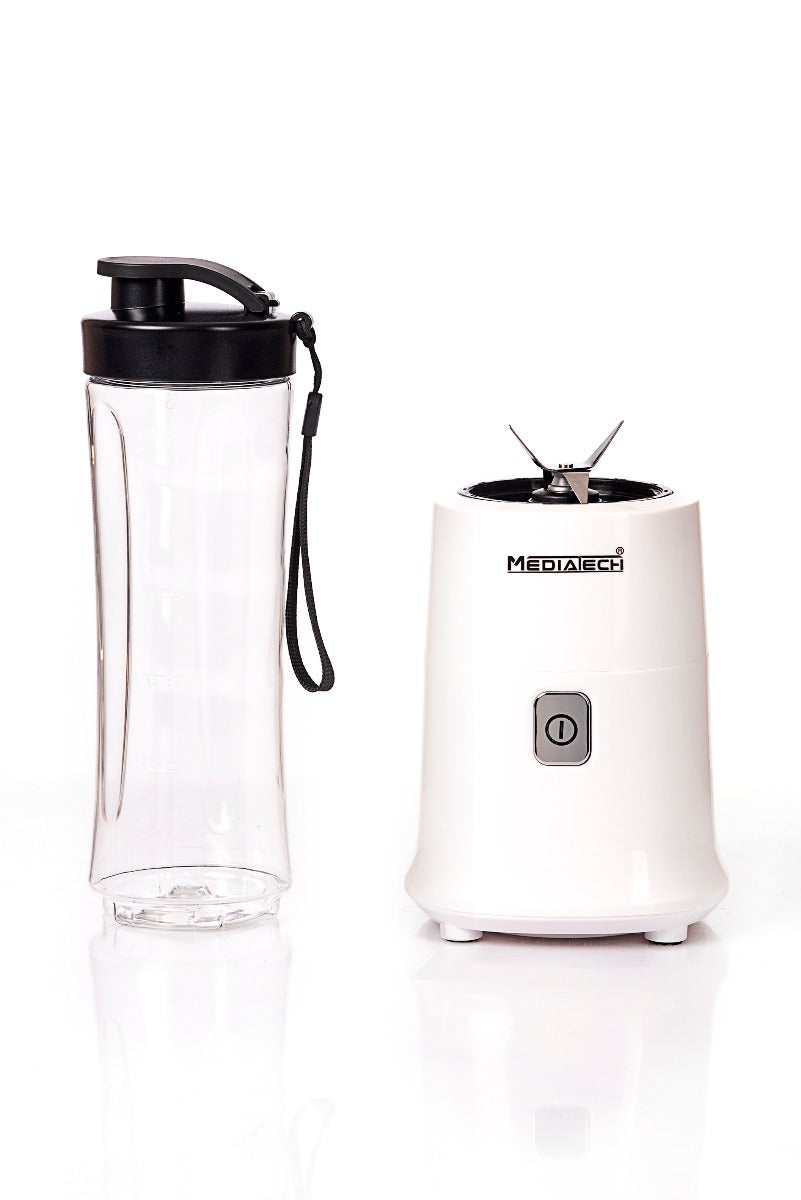 Media Tech Mini Blender, 600 ml, 250 Watt, White - MT-X04