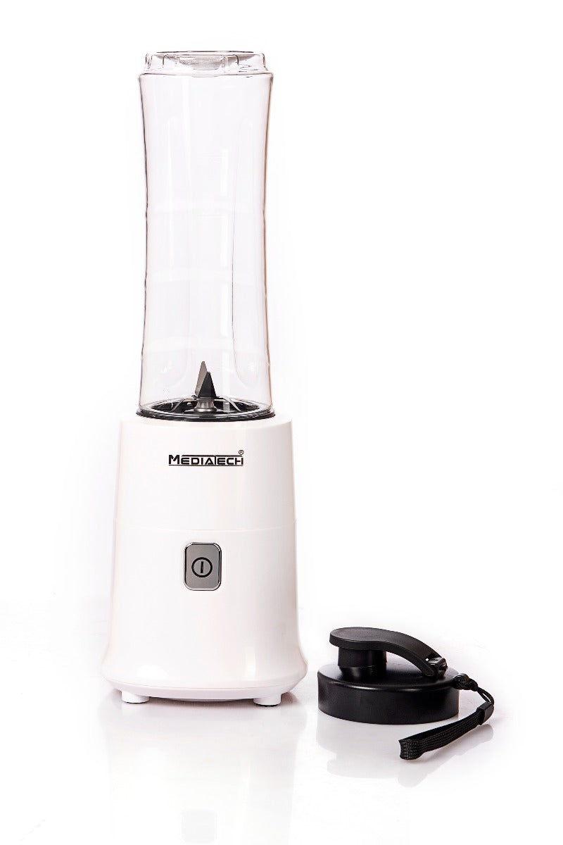 Media Tech Mini Blender, 600 ml, 250 Watt, White - MT-X04