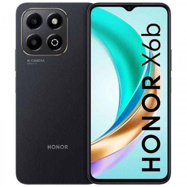 Honor X6B Dual SIM, 128GB, 6GB RAM, 4G LTE - Midnight Black