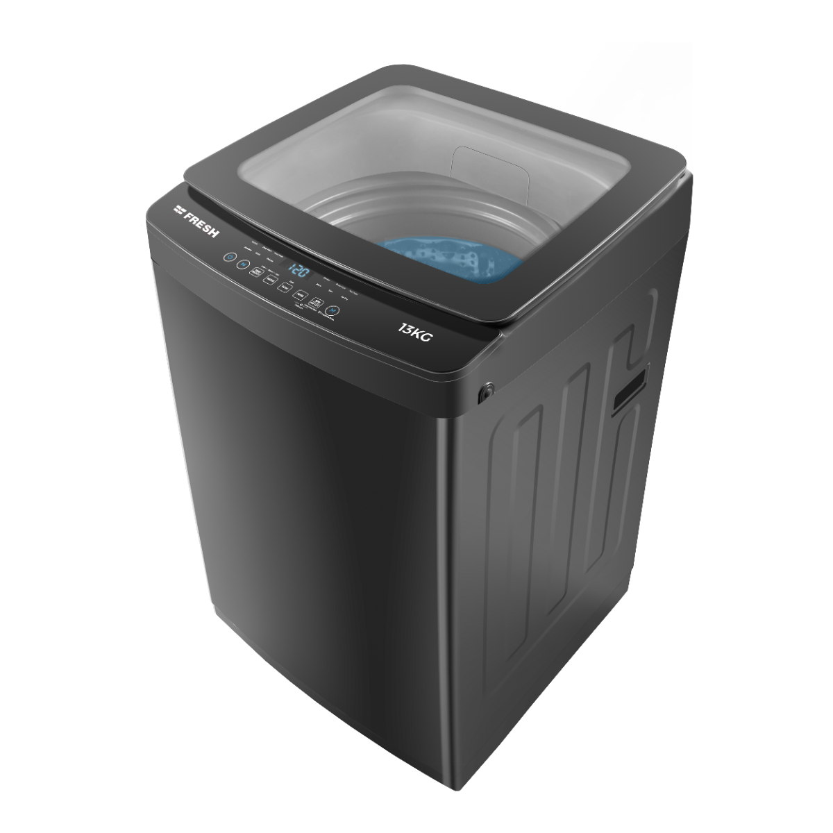 Fresh Top Load Automatic Washing Machine, 13 kg, Silver - 500017071