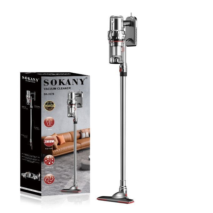 Sokany Vertical Vacuum Cleaner 2000 Watt, Grey - SK-3378