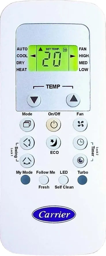 Carrier Optimax Pro Split Air Conditioner, Cooling Only, 3 HP, White - 53KHCT24N-708