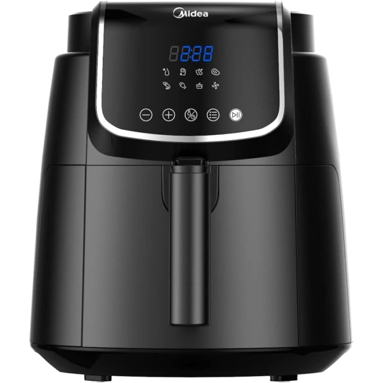 Midea Digital Air Fryer, 4 Liter, 1500 Watt, Black - MF-CN40D2