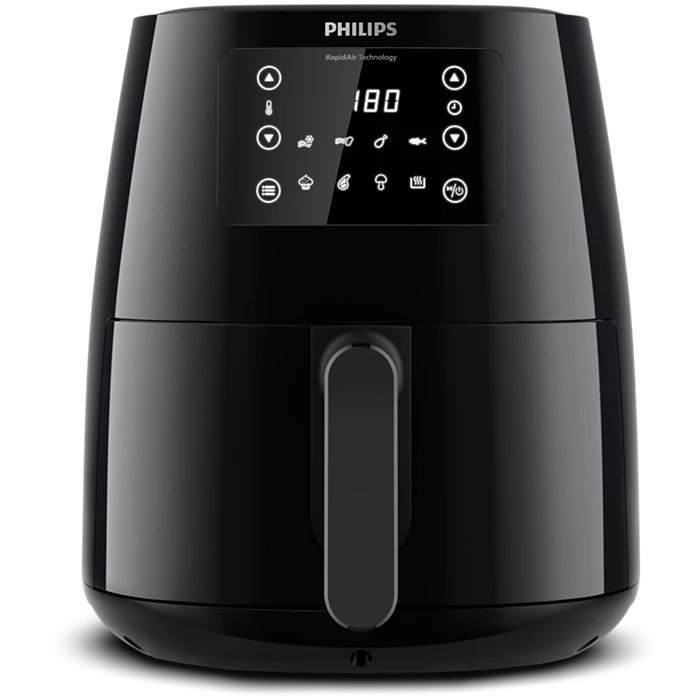 Philips 3000 Series L Digital Air Fryer, 4.1 Liter, 1550 Watt, Black - HD9243/90