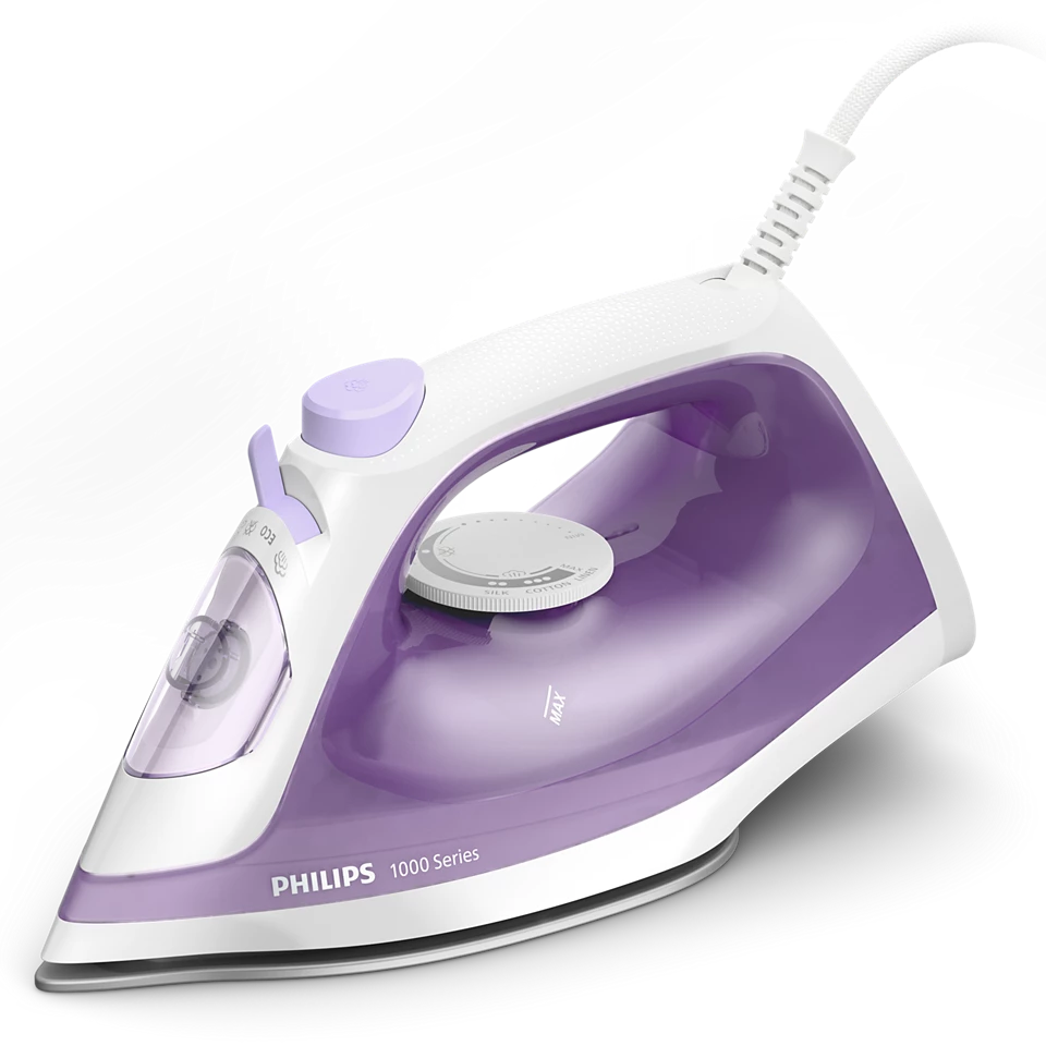 Philips Steam Iron 1800 Watt Ceramic, Violet × White - DST1020/36