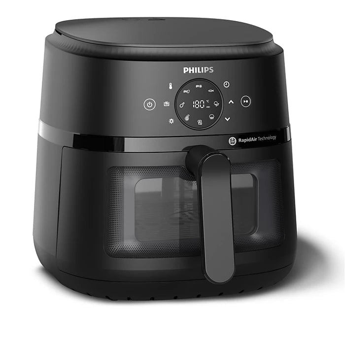 Philips 2000 Series Digital Air Fryer, 6.2 Liter, 1700 Watt,Black - NA230/00